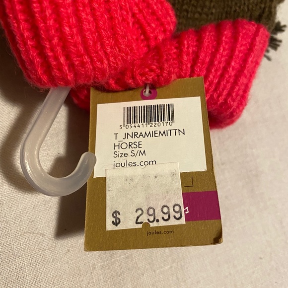 JOULES YOUTH HORSE MITTENS - Picture 3 of 5